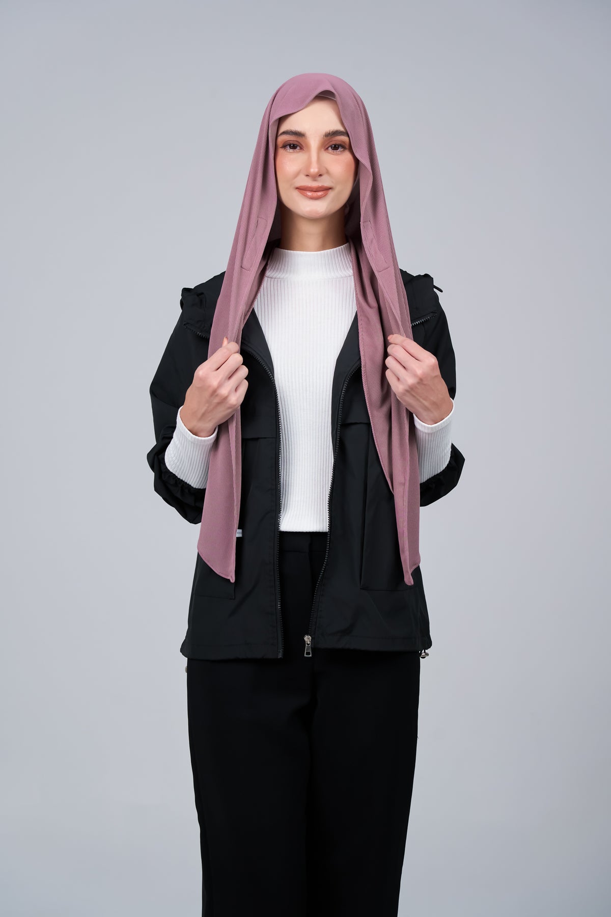 HoodX CloudFit in Dark Rose