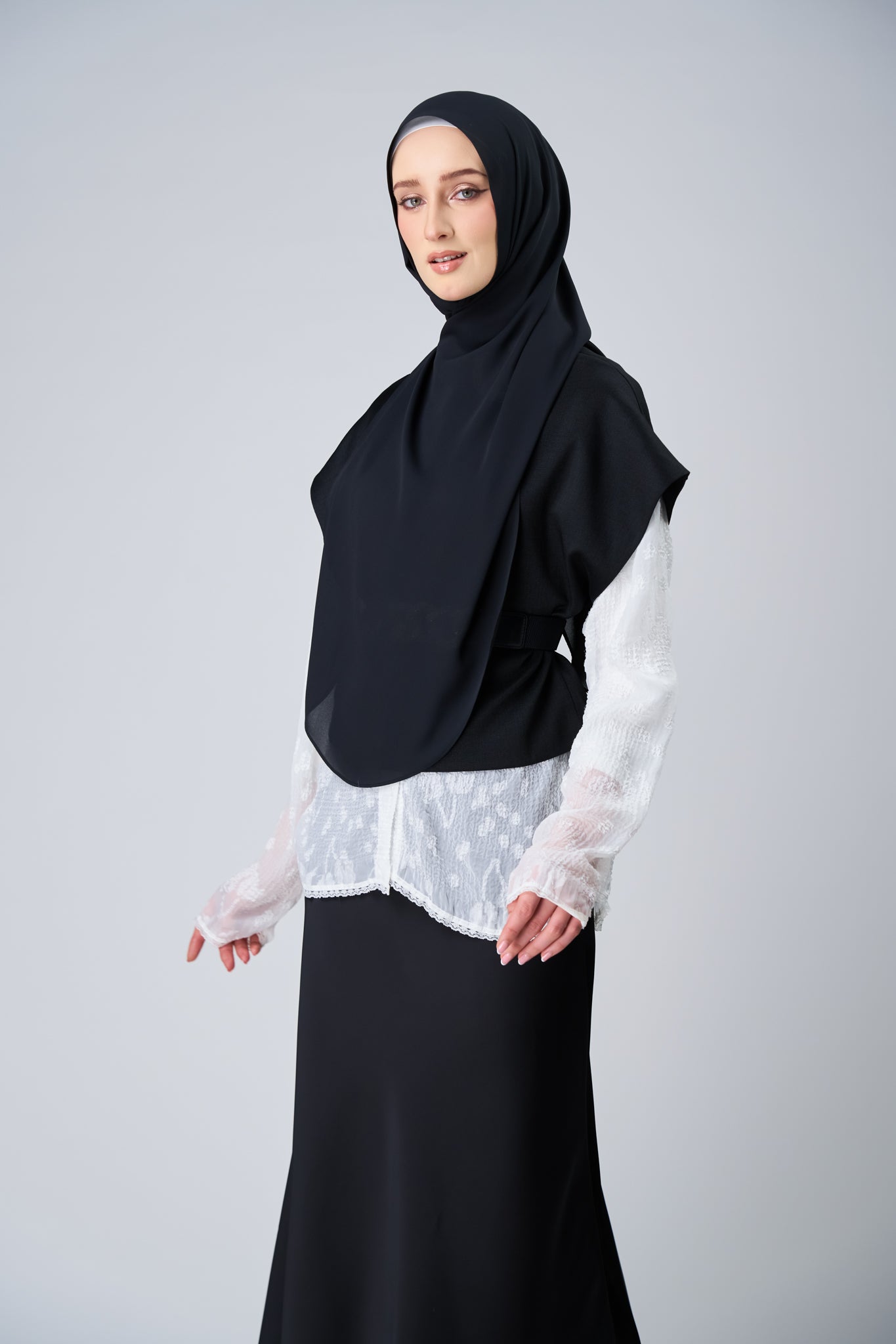 HoodX⁺Plus Curve in Black