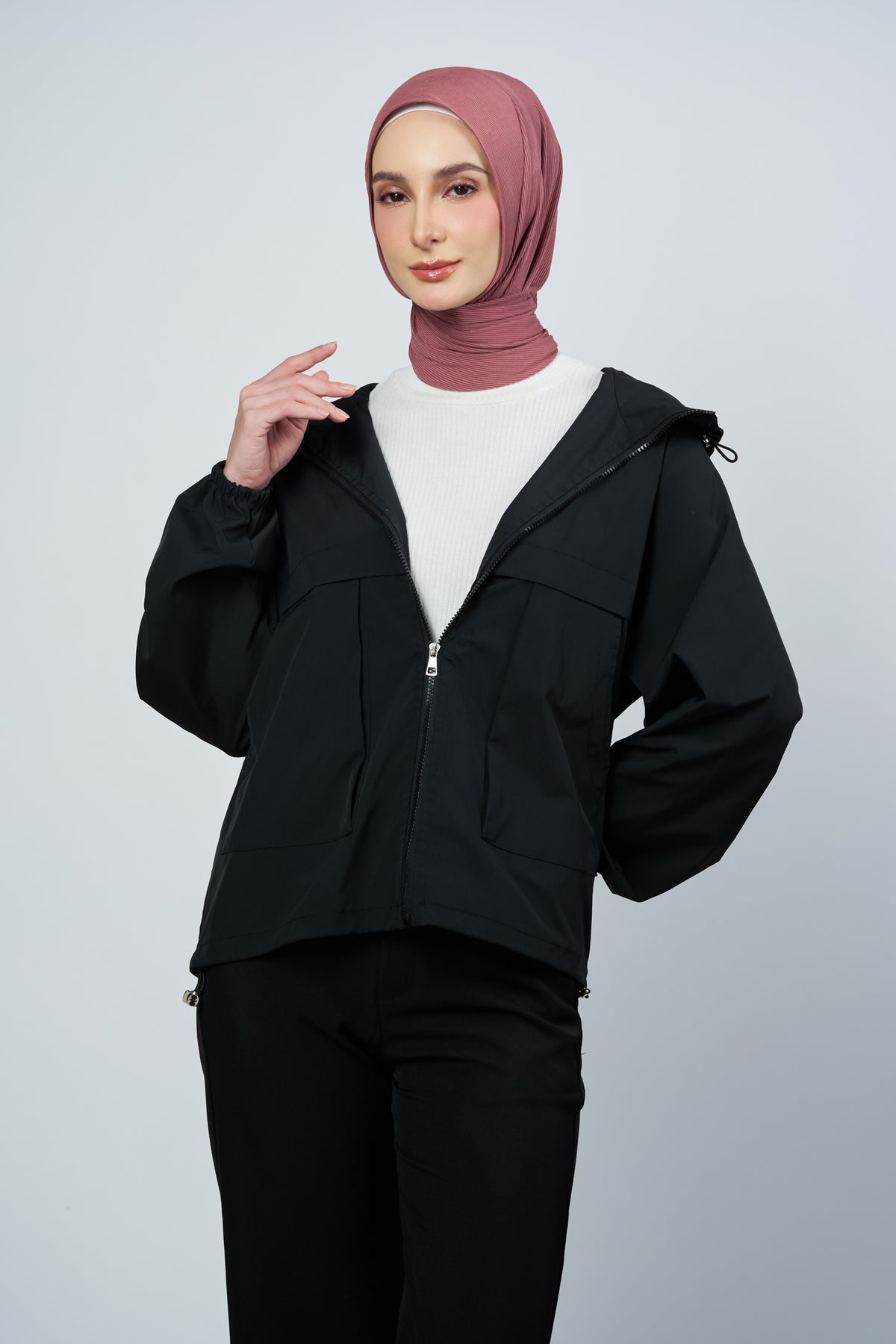 HoodX CloudFit in Dark Rose
