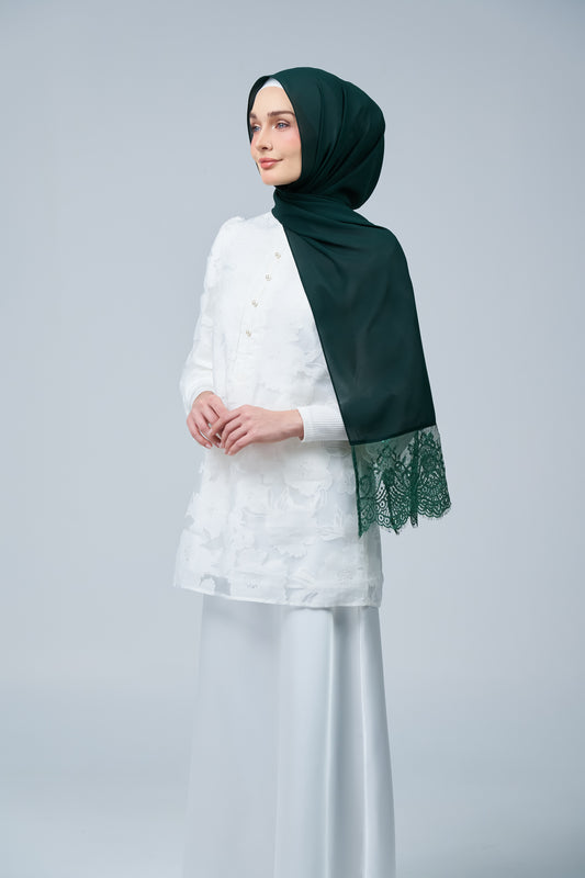 HoodX Lace in Deep Green