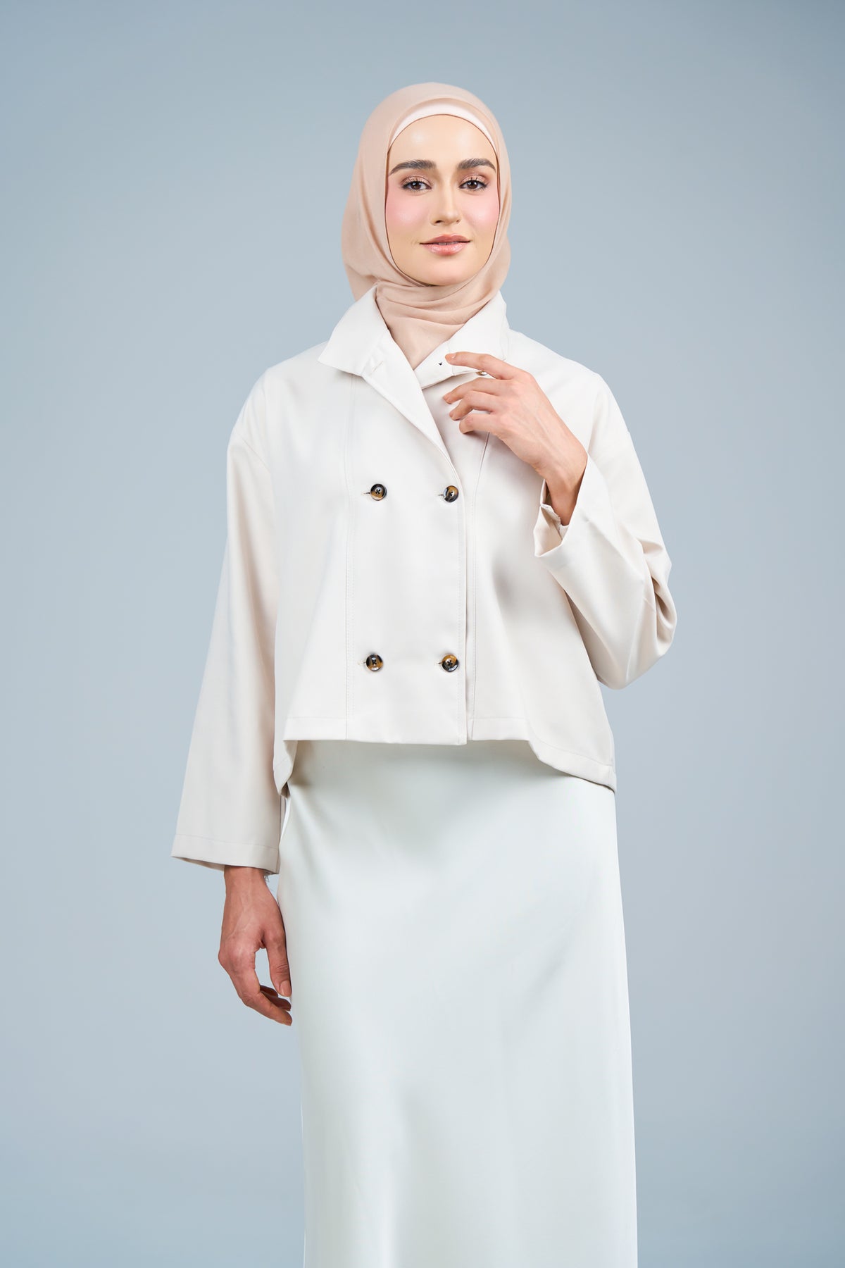 HoodXpress | Cotton Linen in Nude
