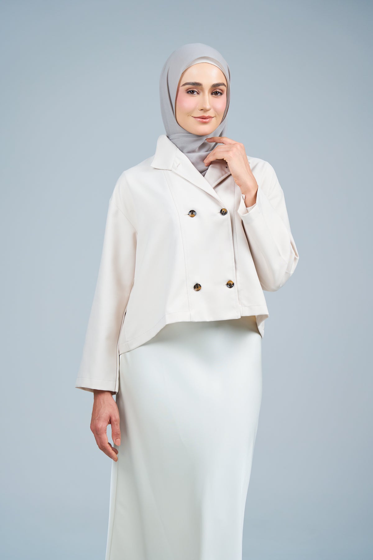 HoodXpress | Cotton Linen in Cool Taupe