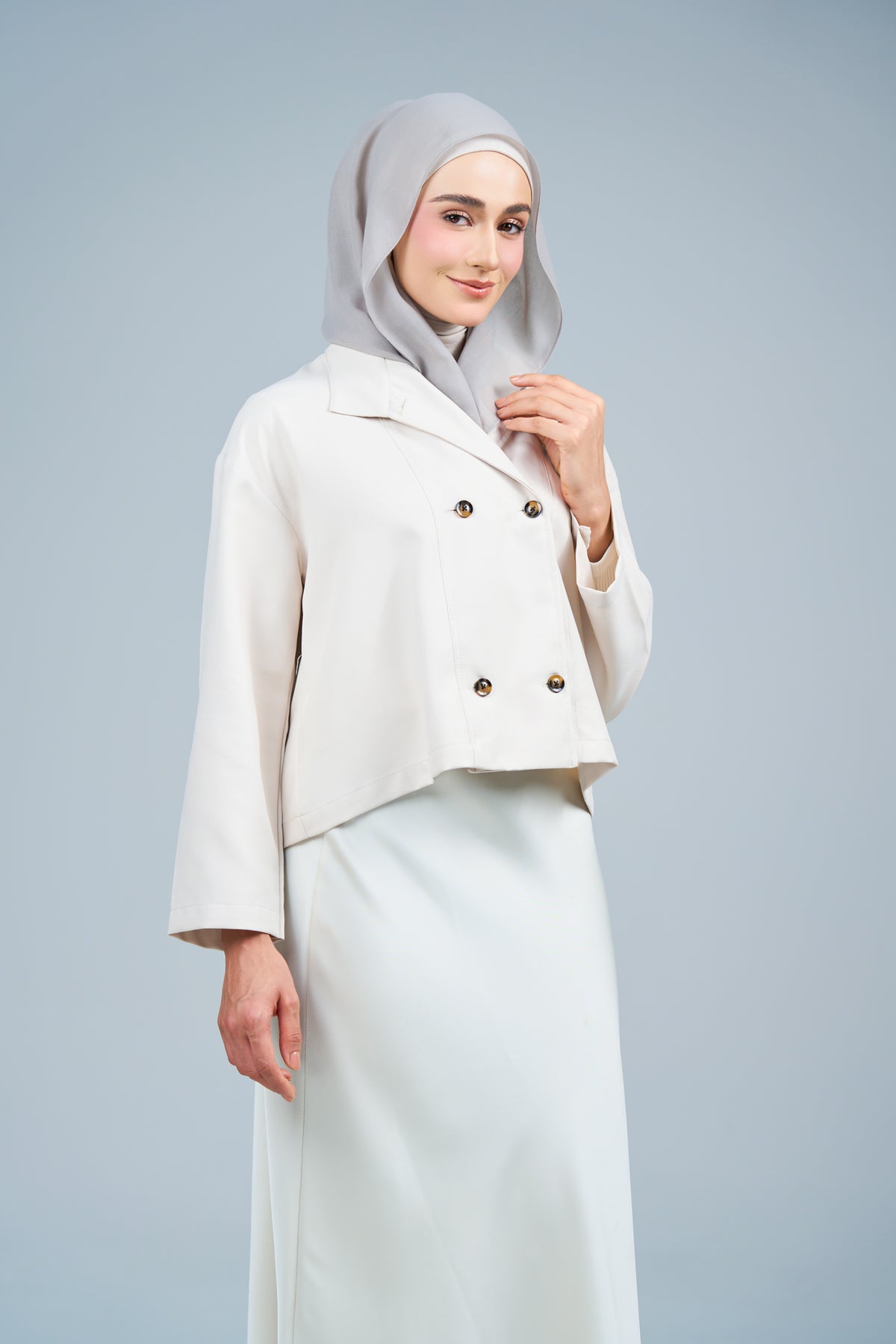 HoodXpress | Cotton Linen in Cool Taupe