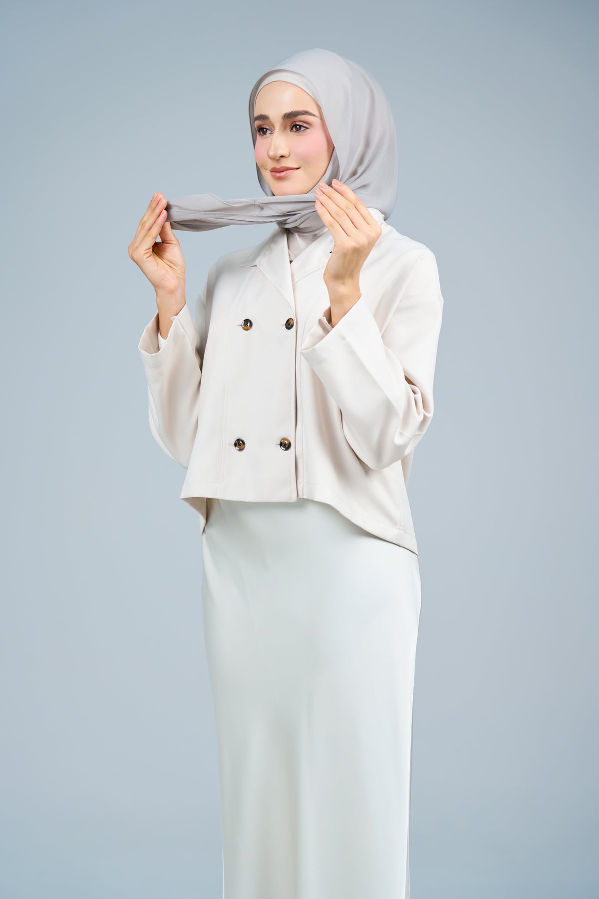 HoodXpress | Cotton Linen in Cool Taupe