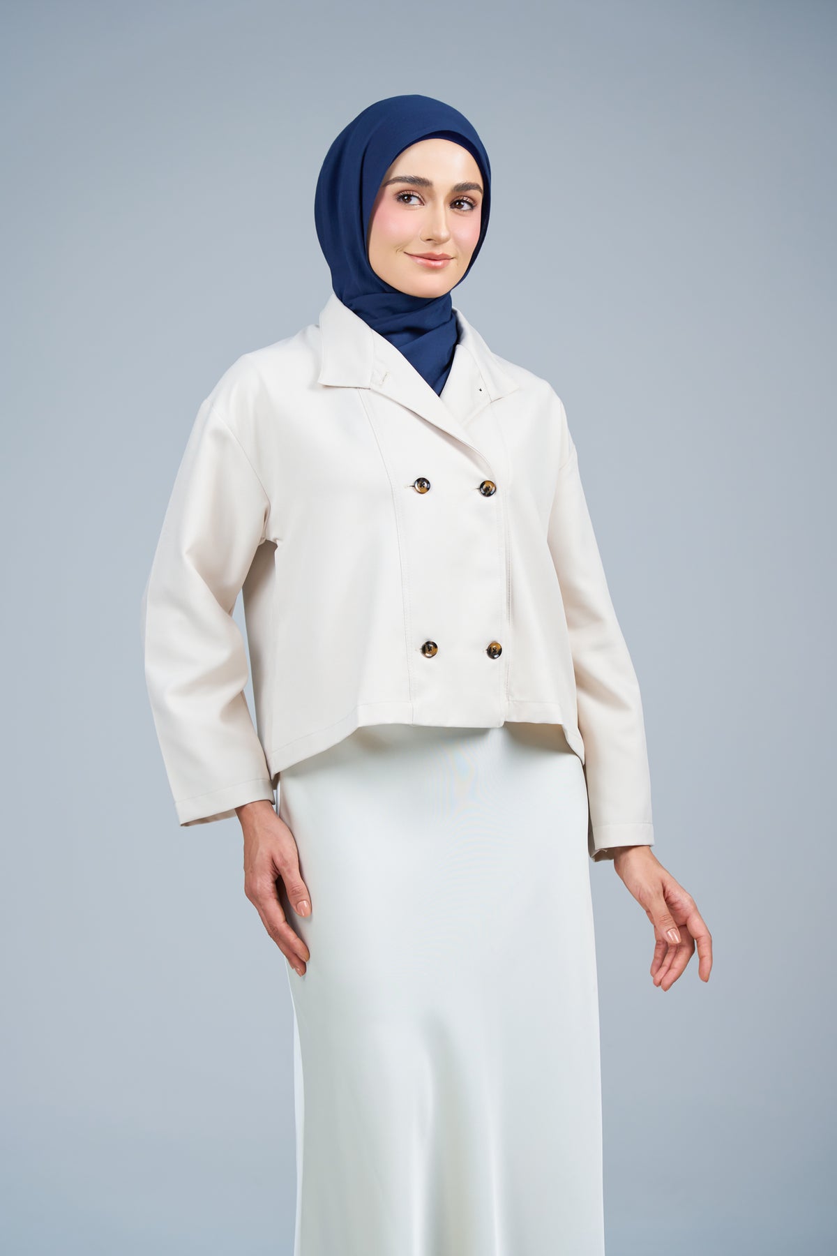 HoodXpress | Cotton Linen in Navy