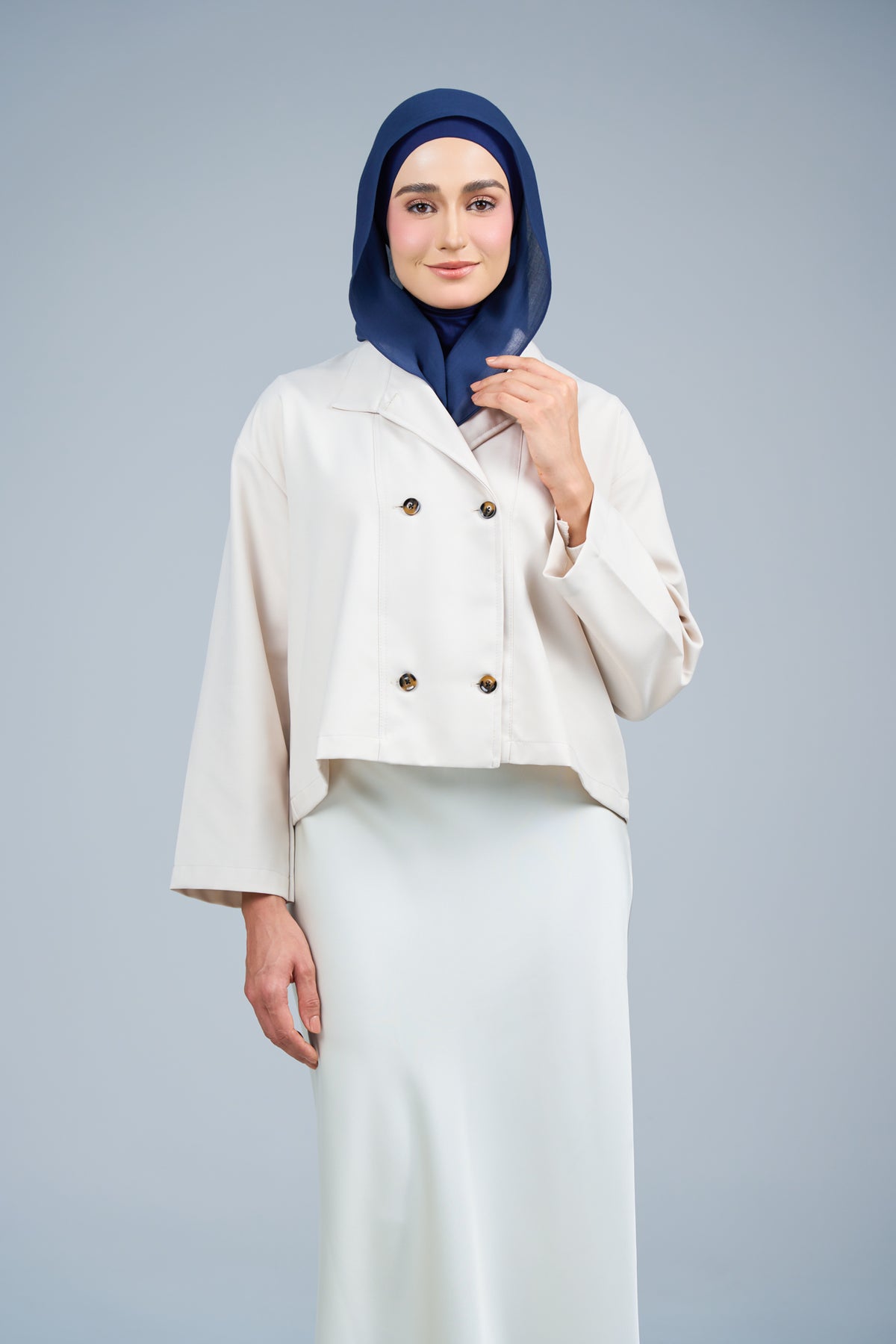 HoodXpress | Cotton Linen in Navy