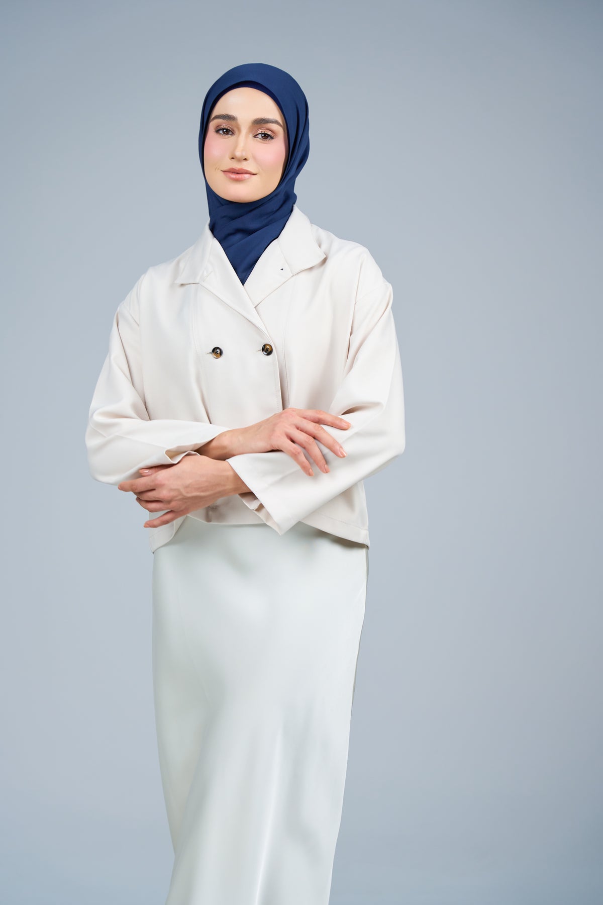 HoodXpress | Cotton Linen in Navy