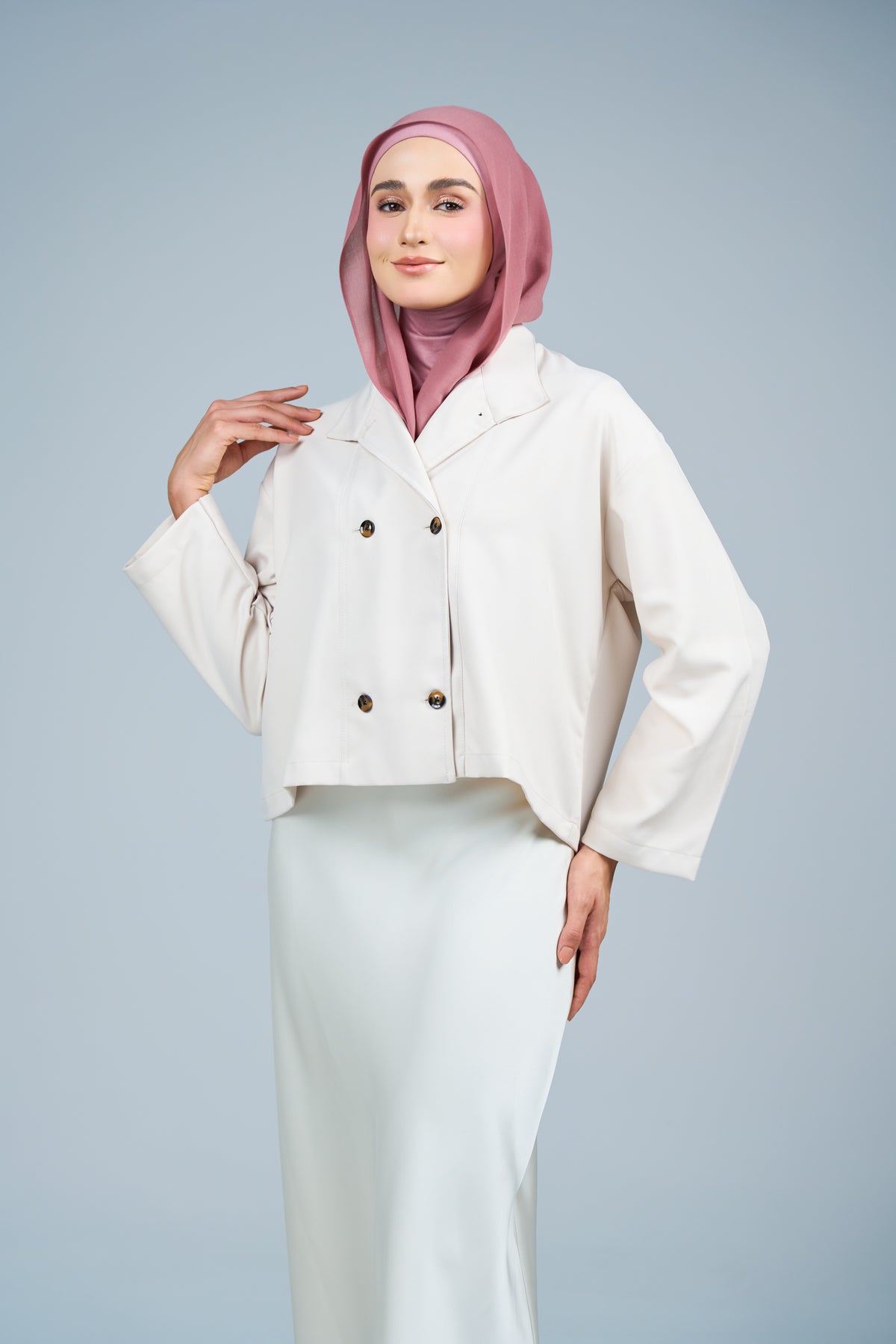 HoodXpress | Cotton Linen in Summer Blush