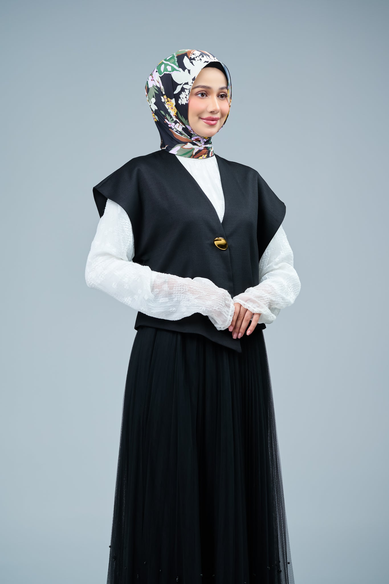 HoodX Curve Printed in Midnight Forest