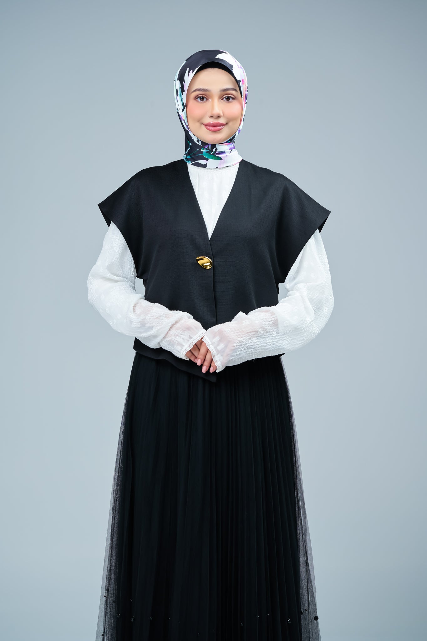 HoodX Curve Printed in Dream Noir