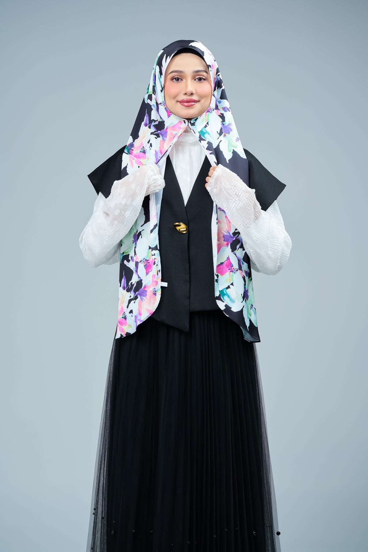 HoodX Curve Printed in Dream Noir