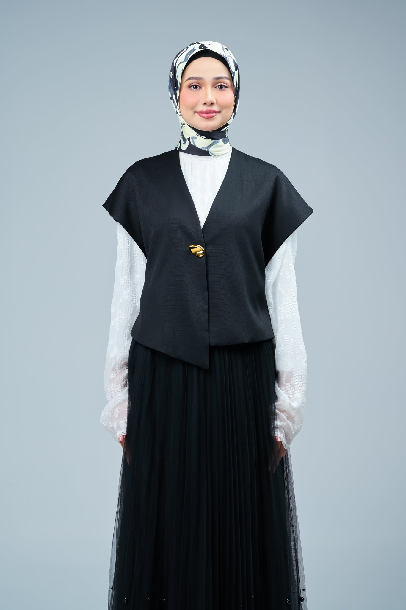 HoodX Curve Printed in Misty Petal