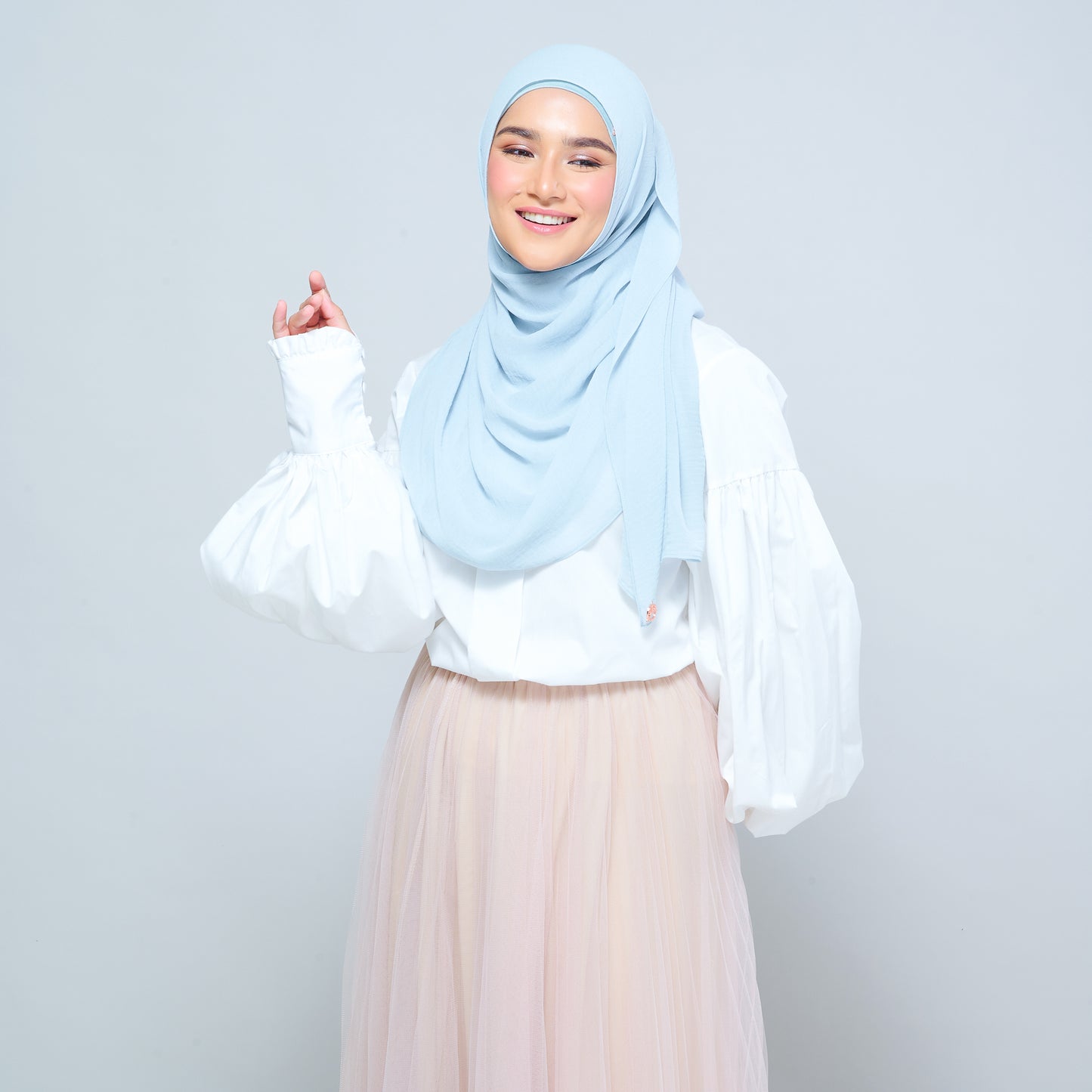 Newbie Ironless Set in Sky Blue