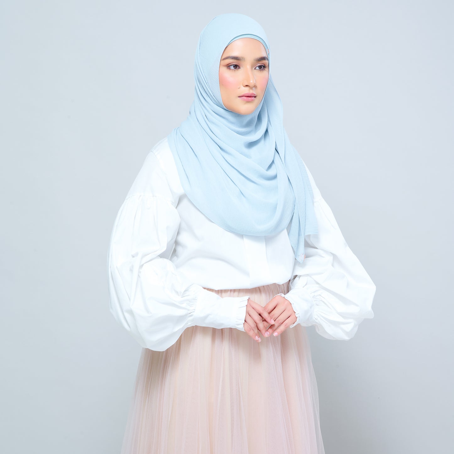 Newbie Ironless Set in Sky Blue