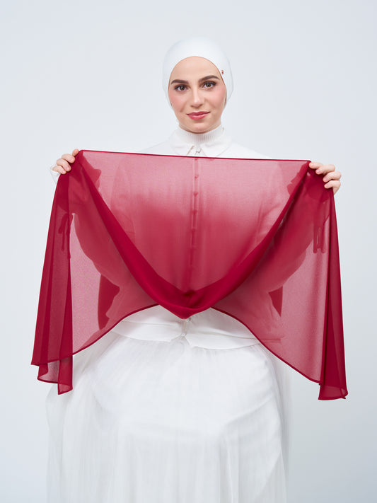 HoodX in Maroon Red