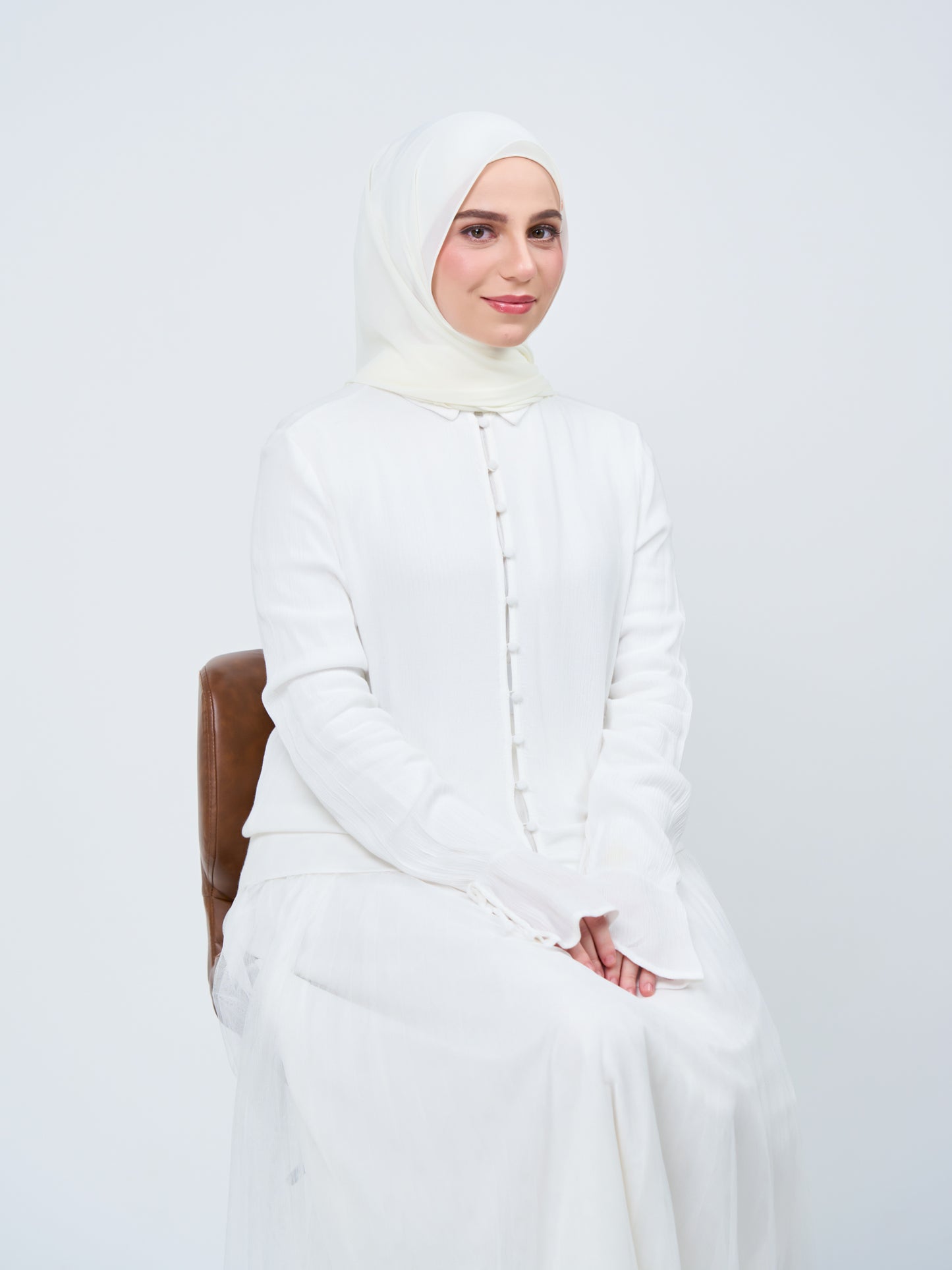 HoodX in Ivory White