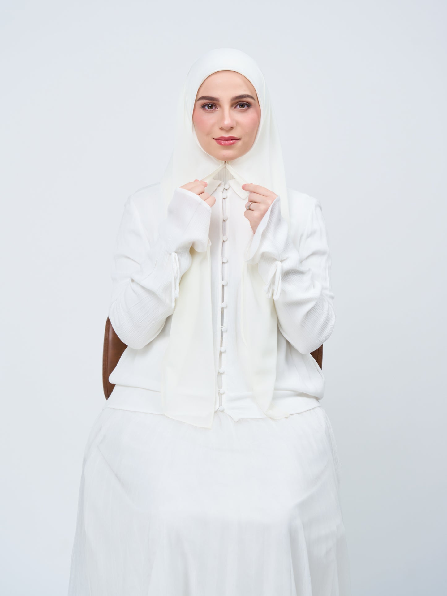 HoodX in Ivory White