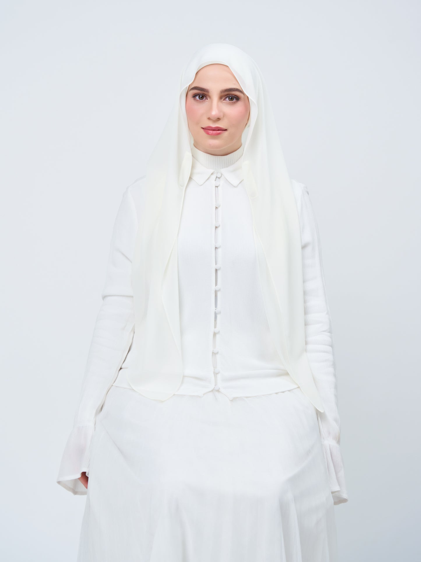 HoodX in Ivory White