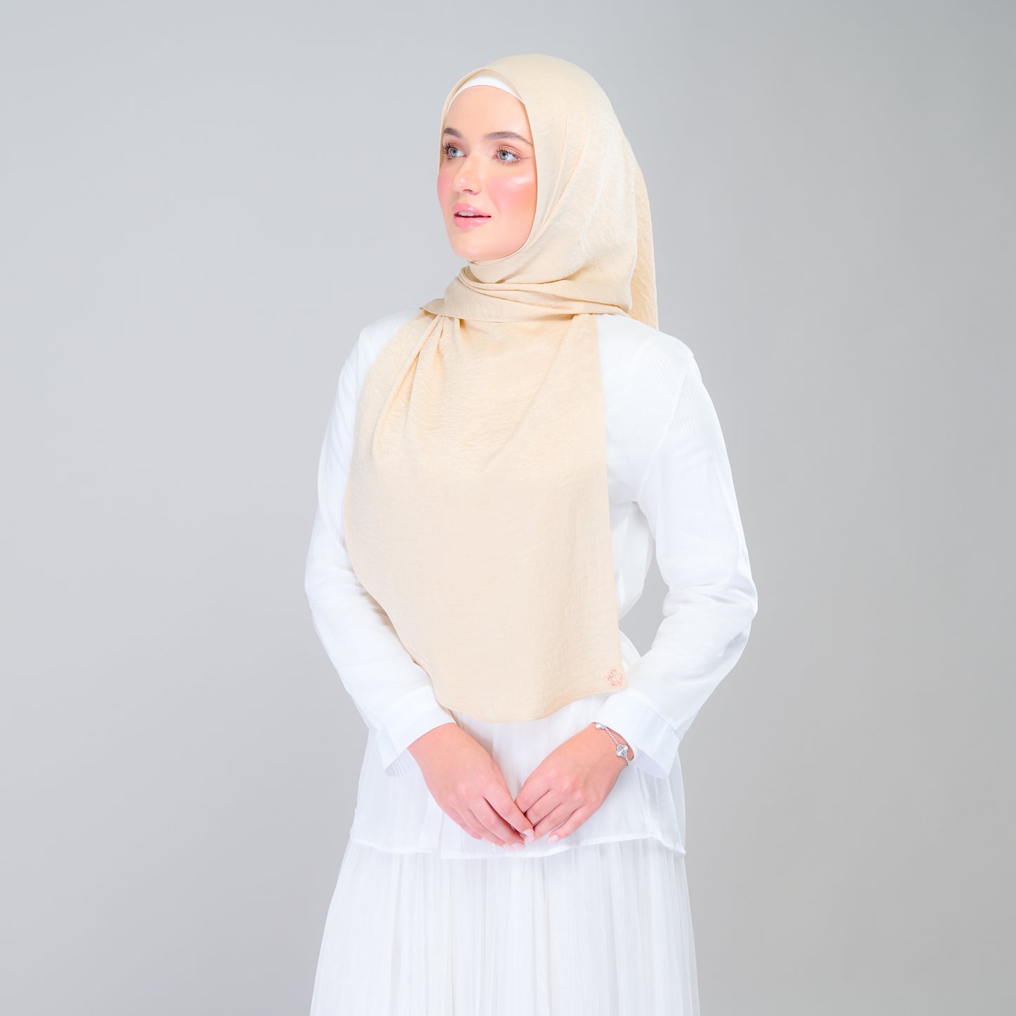 Instant Tag n' Go Butterfly | Textured Silk in Buttermilk