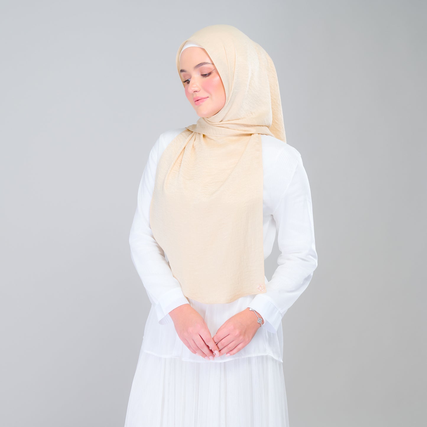 Instant Tag n' Go Butterfly | Textured Silk in Buttermilk