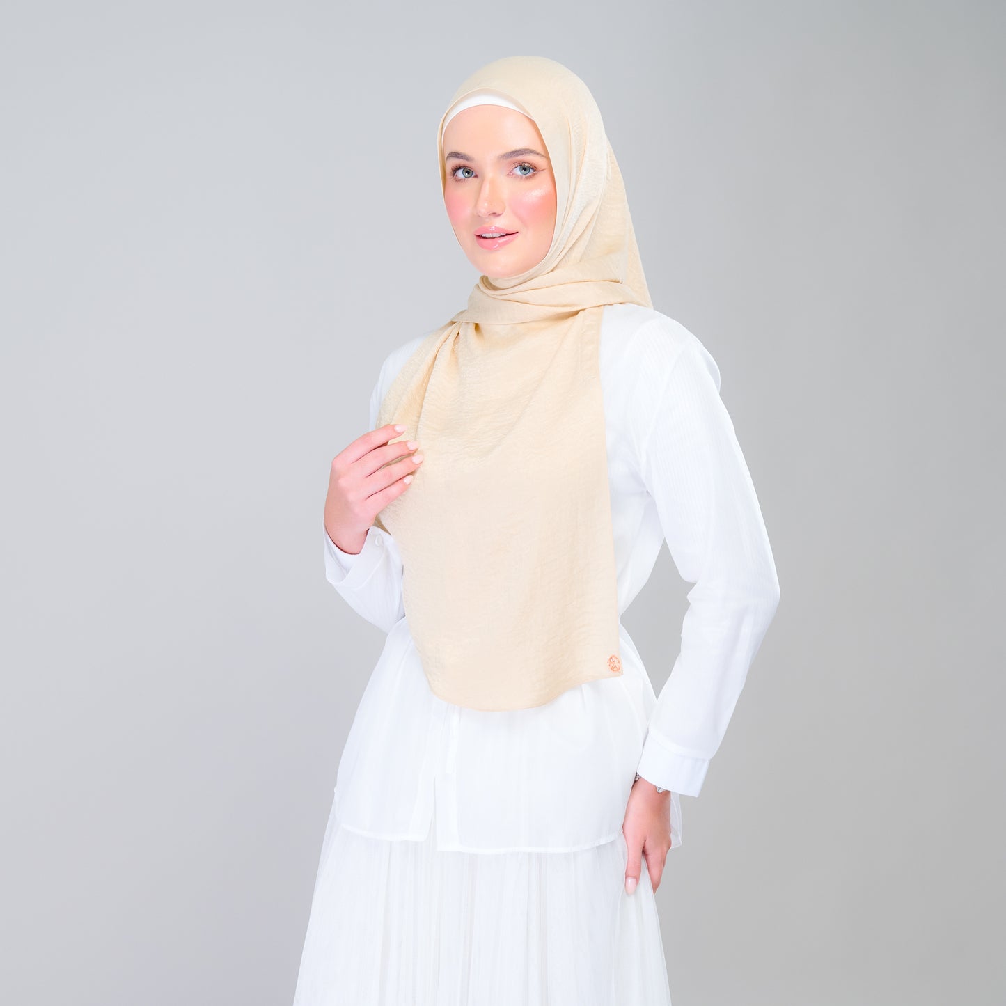 Instant Tag n' Go Butterfly | Textured Silk in Buttermilk