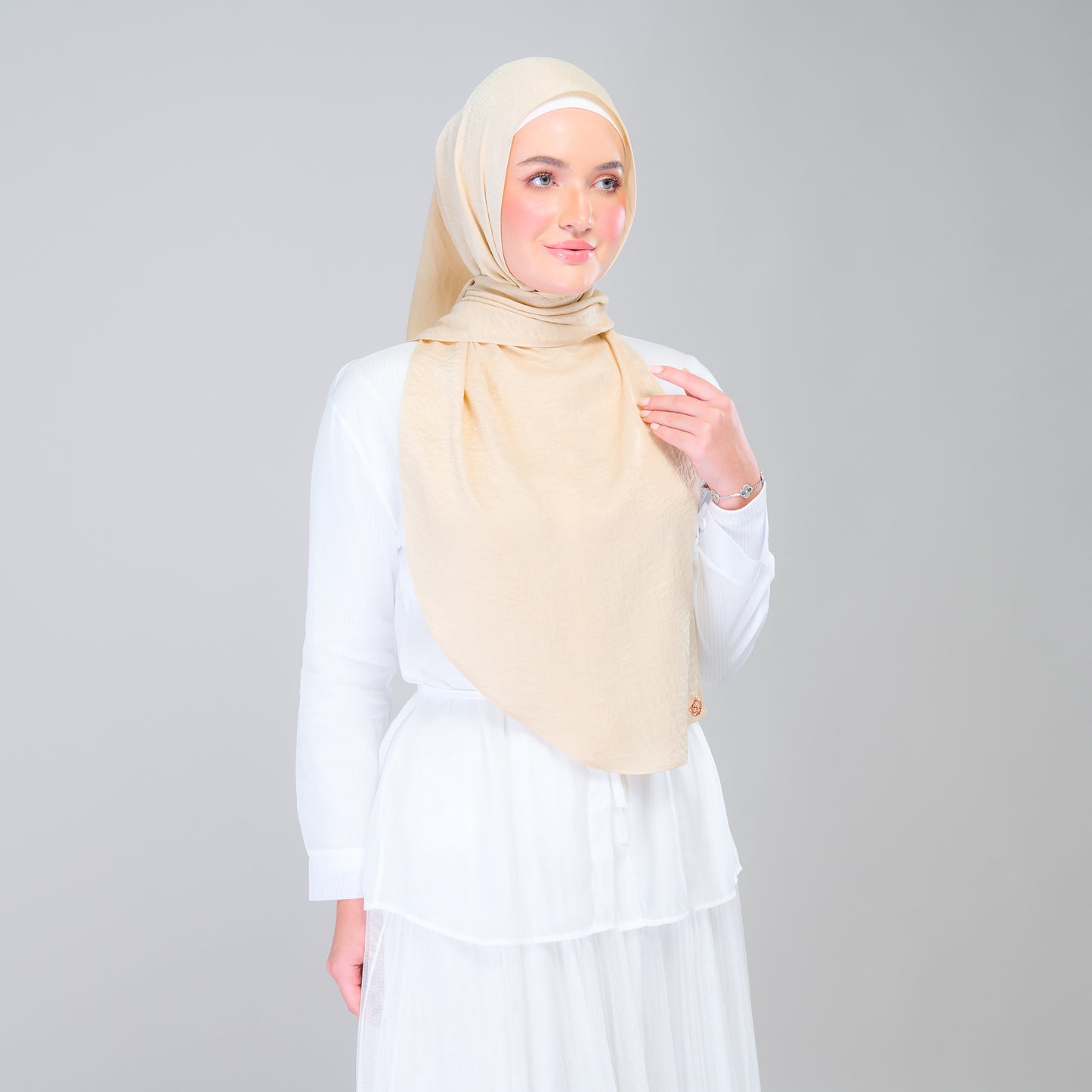 Instant Tag n' Go Butterfly | Textured Silk in Buttermilk