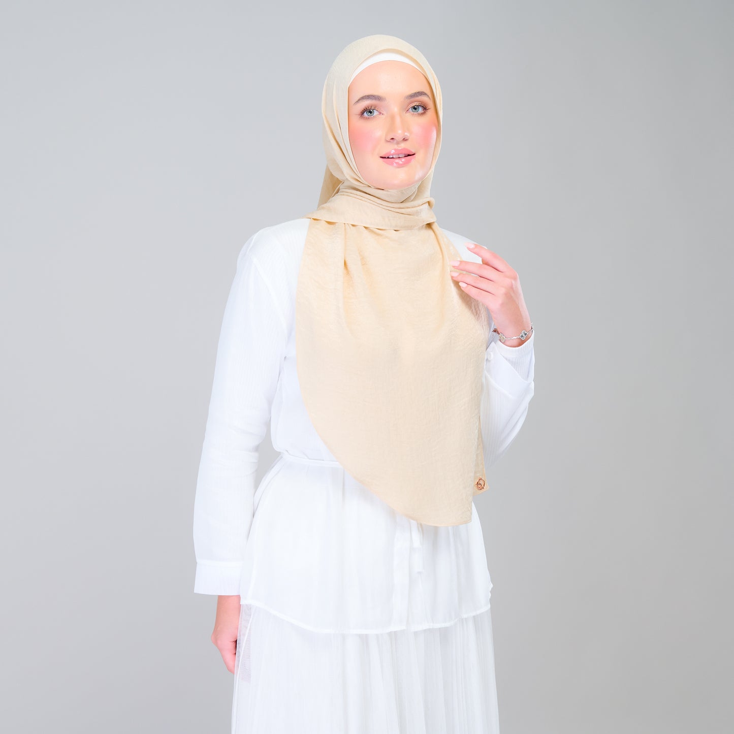 Instant Tag n' Go Butterfly | Textured Silk in Buttermilk