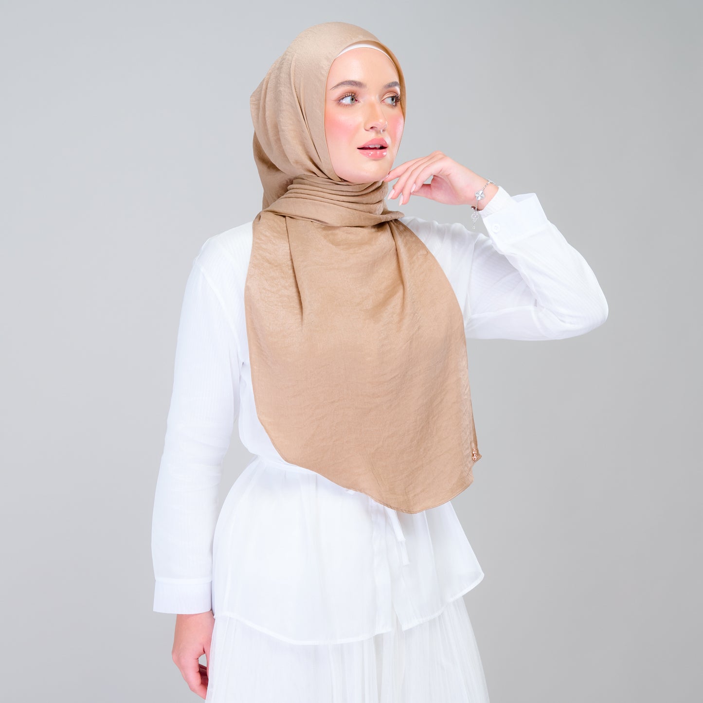 Instant Tag n' Go Butterfly | Textured Silk in Caramel Latte