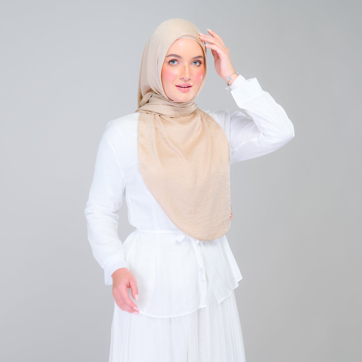 Instant Tag n' Go Butterfly | Textured Silk in Nude Sand