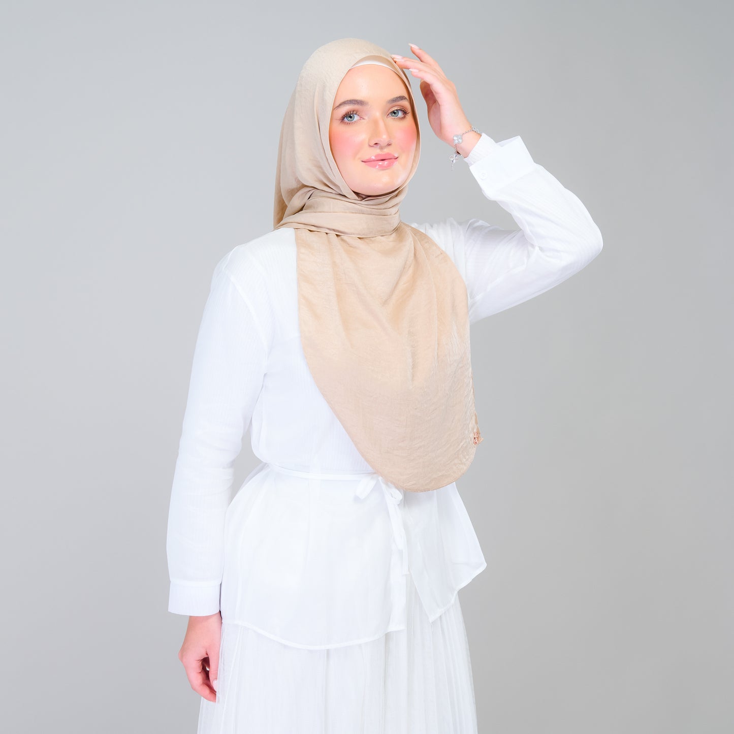 Instant Tag n' Go Butterfly | Textured Silk in Nude Sand
