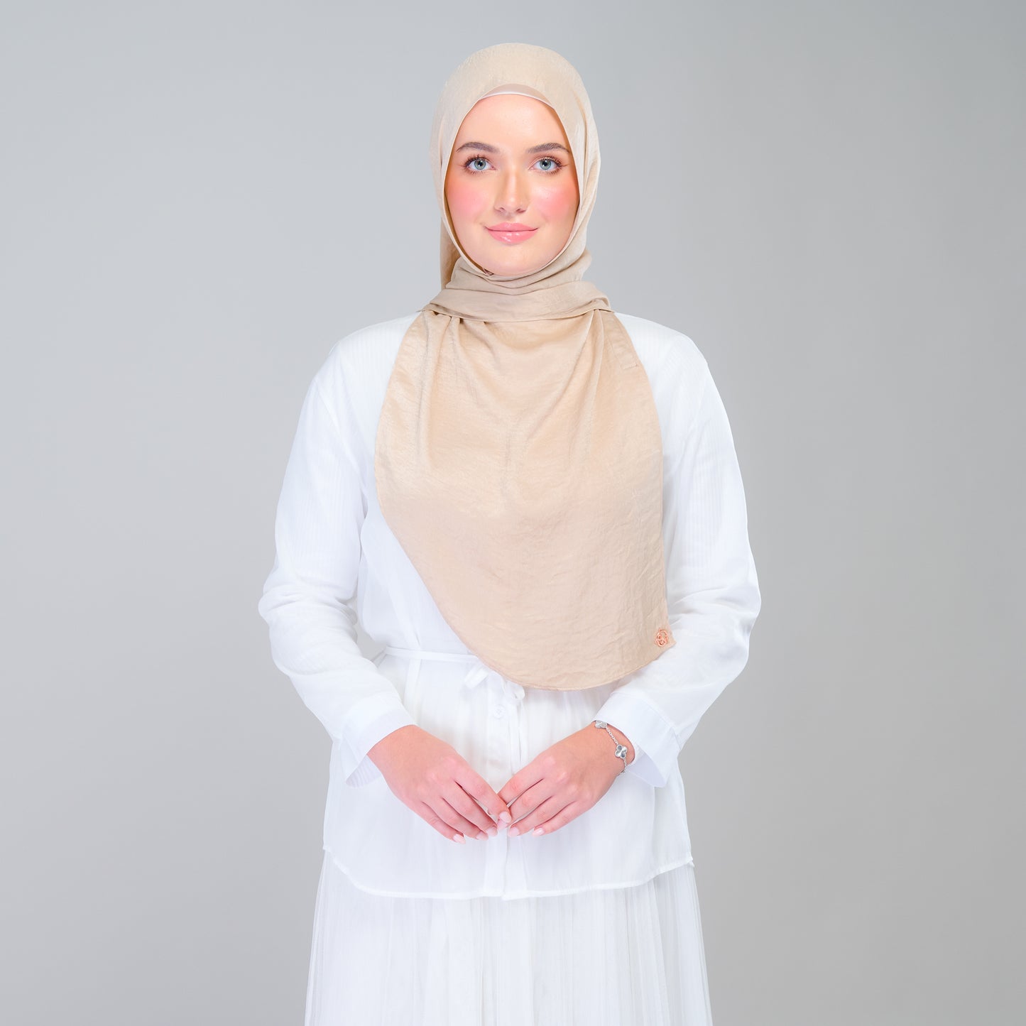 Instant Tag n' Go Butterfly | Textured Silk in Nude Sand