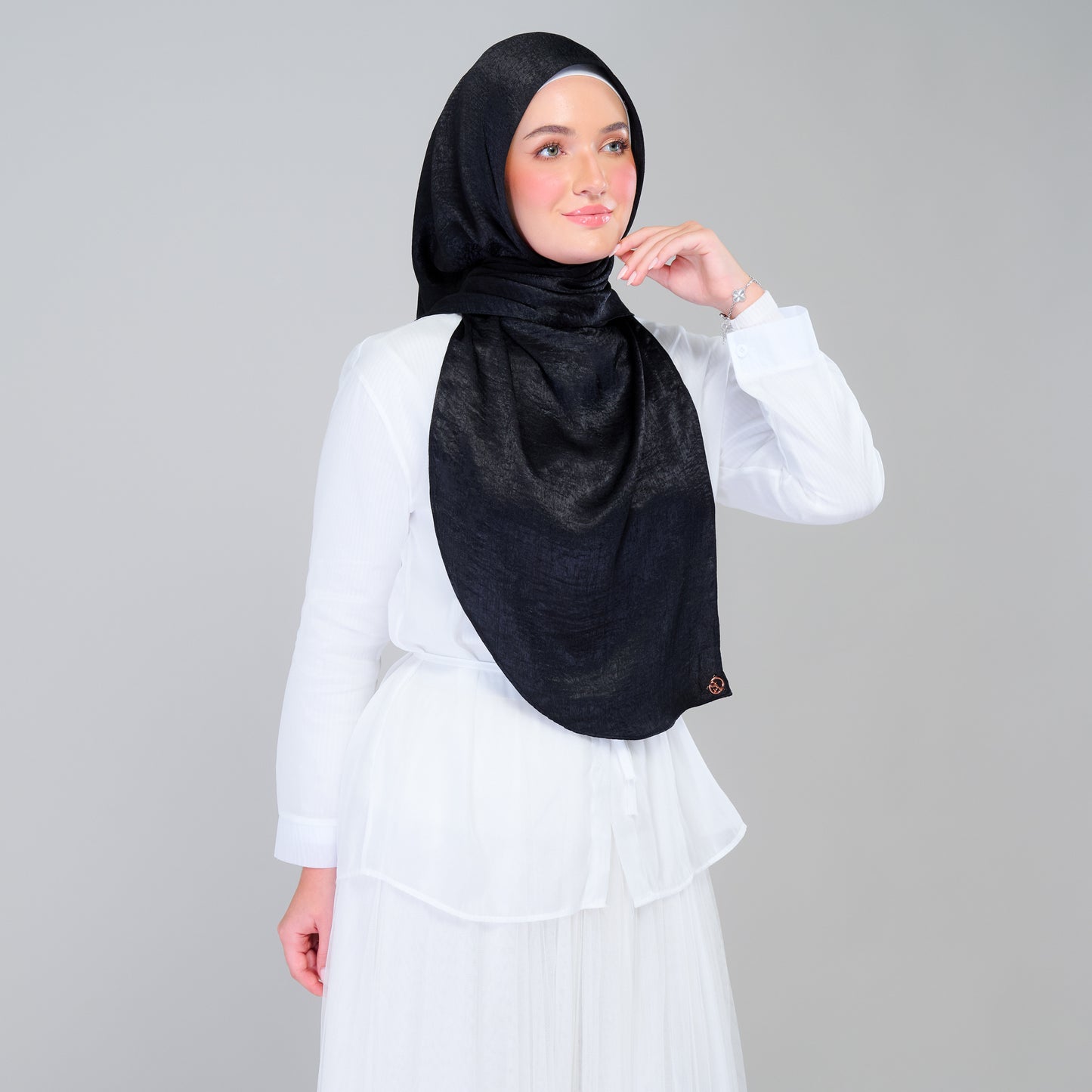 Instant Tag n' Go Butterfly | Textured Silk in Black