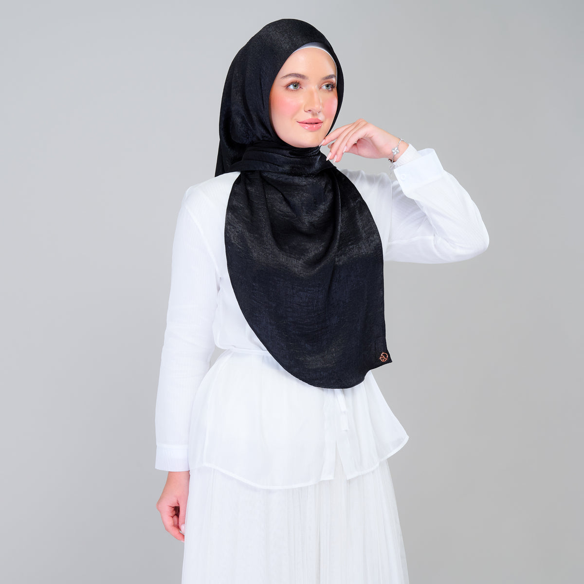 Instant Tag n' Go Butterfly | Textured Silk in Black