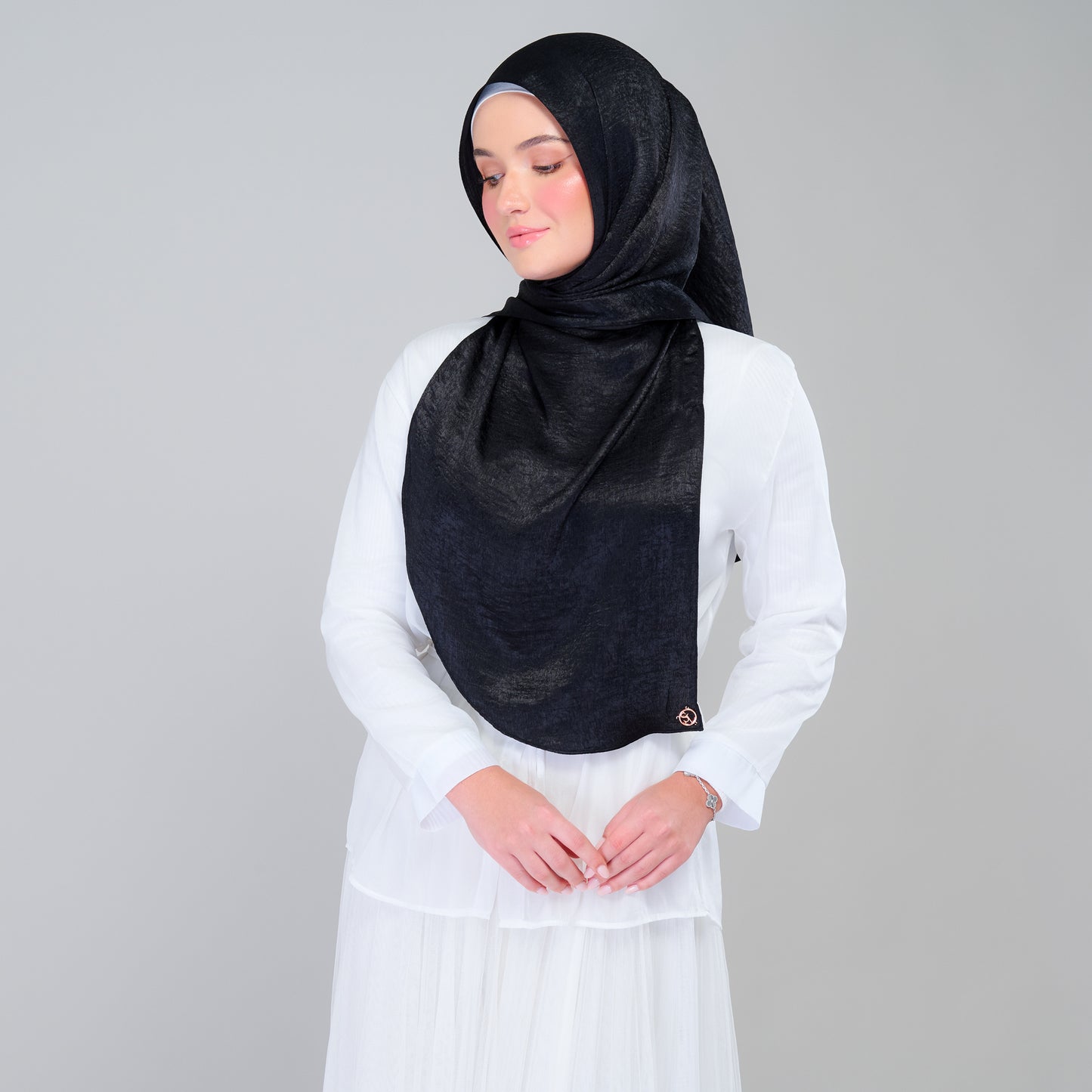 Instant Tag n' Go Butterfly | Textured Silk in Black