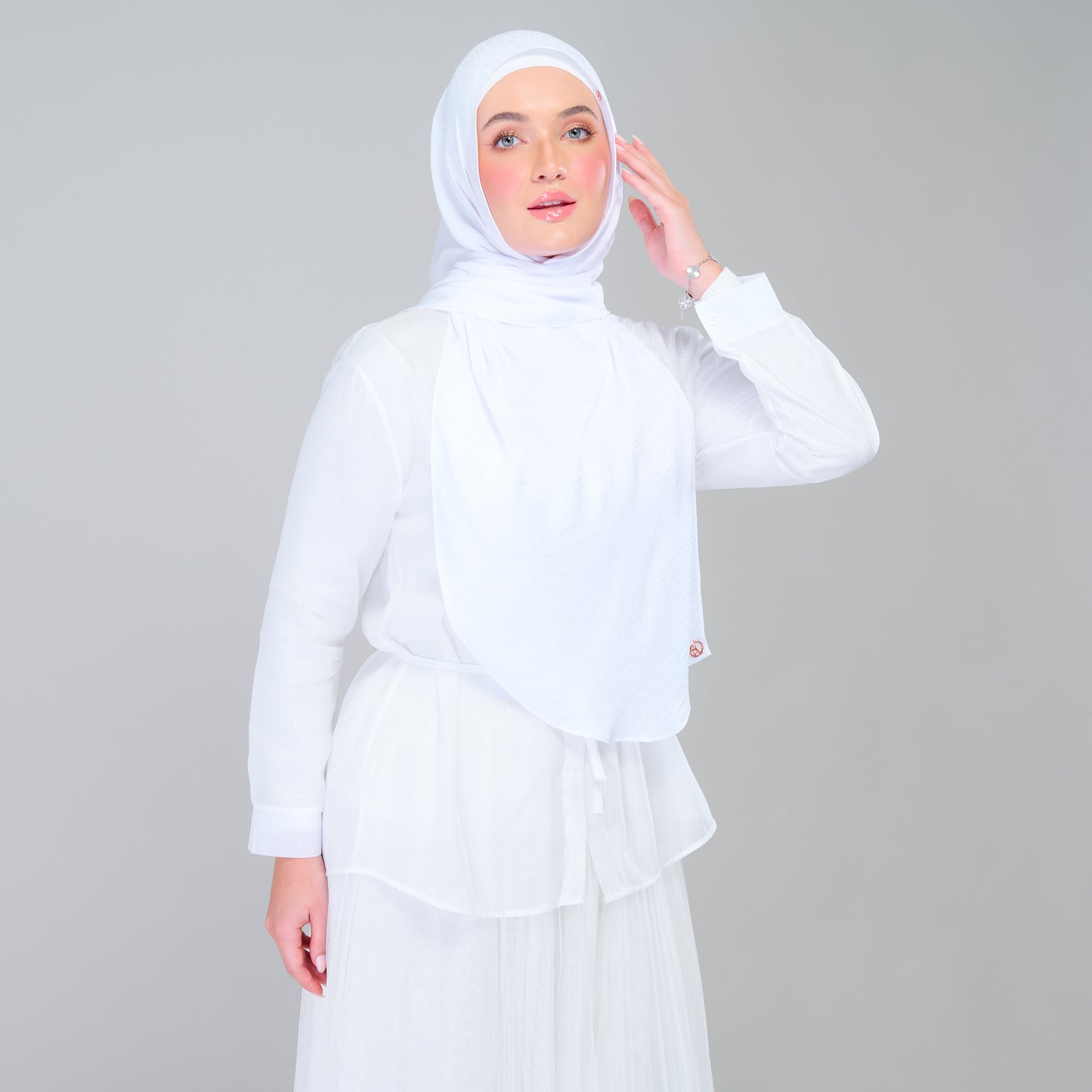 Instant Tag n' Go Butterfly | Textured Silk in Pure White