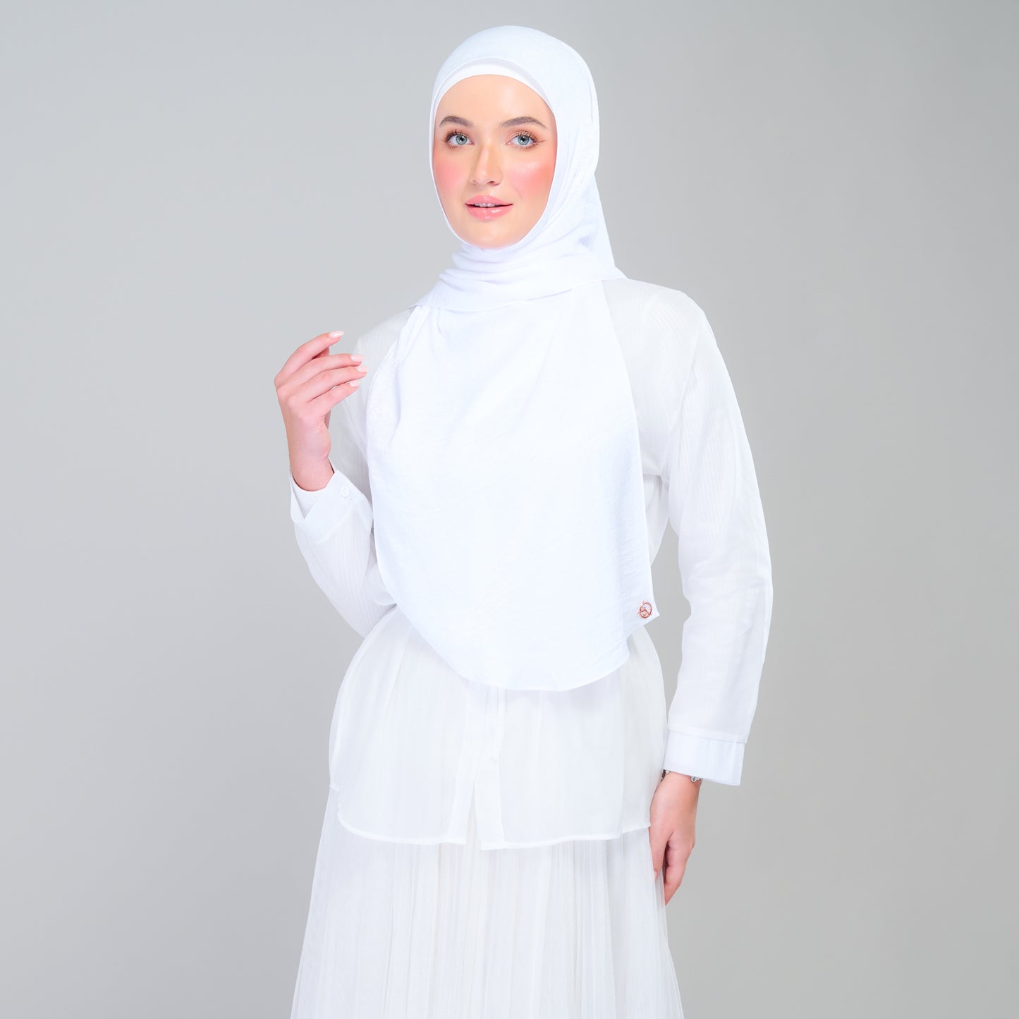 Instant Tag n' Go Butterfly | Textured Silk in Pure White