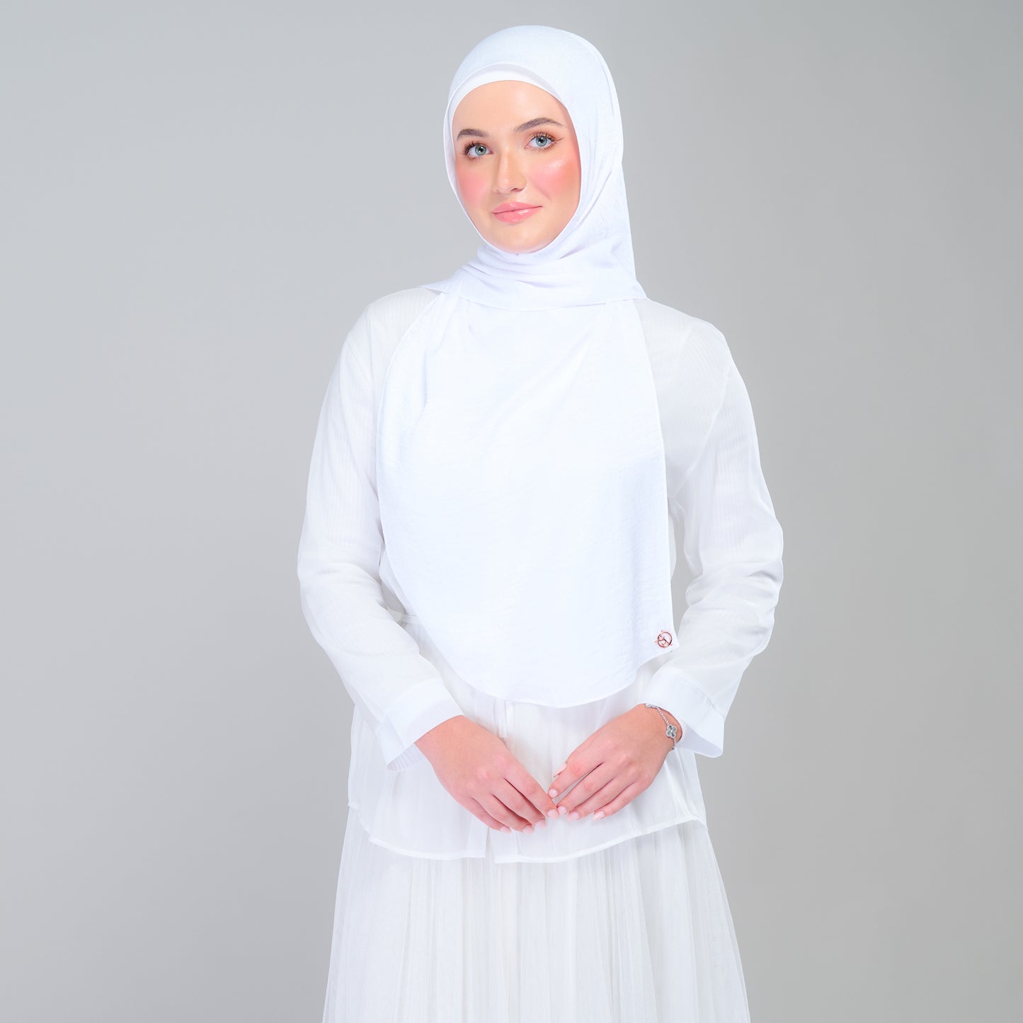 Instant Tag n' Go Butterfly | Textured Silk in Pure White