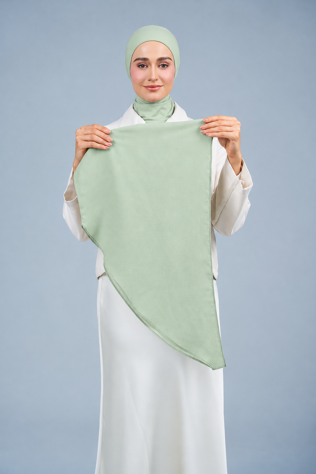HoodXpress | Cotton Linen in Pastel Green