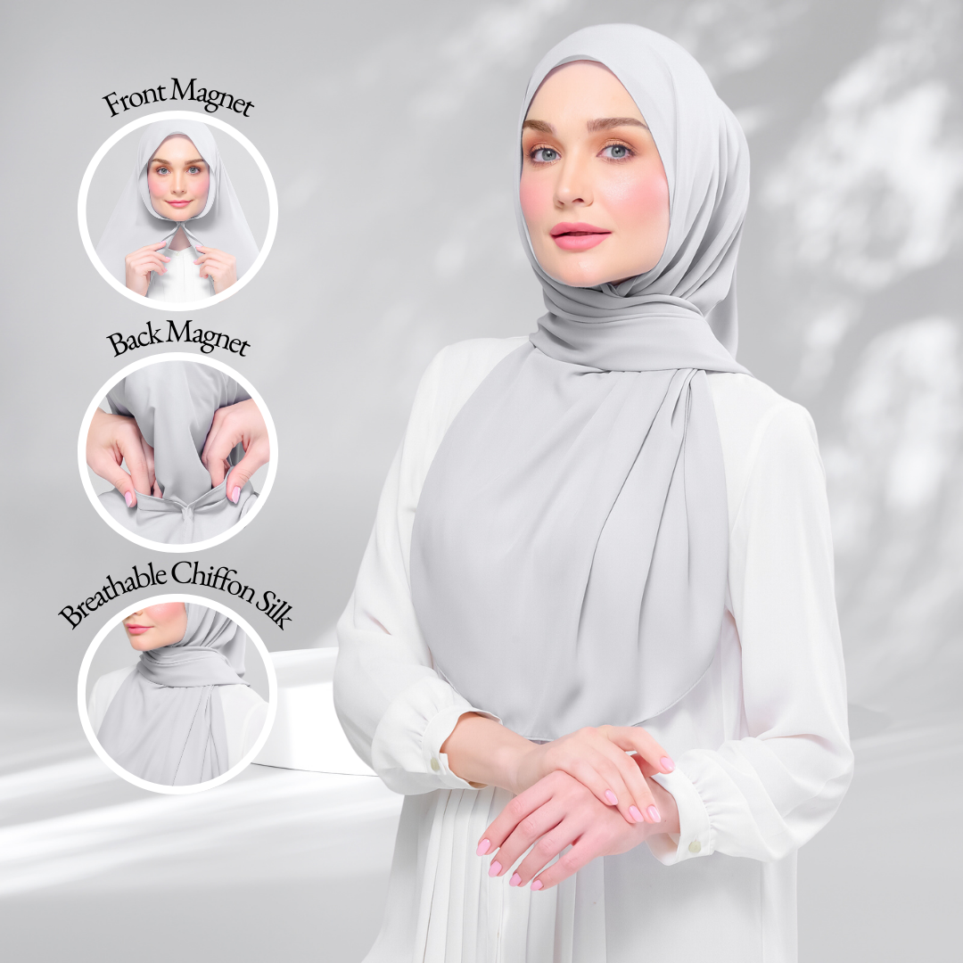 Instant Tag & Go l Chiffon Silk 2.0 in Light Grey