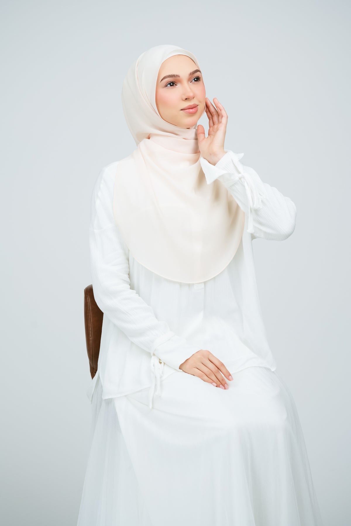 HoodX Curve in Light Peach