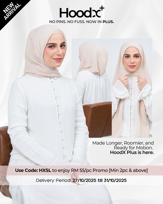 HoodX⁺Plus in Light Sand