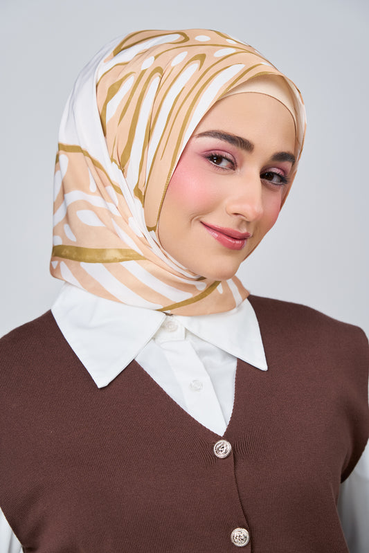 HoodX Printed Set in Linen Leaf