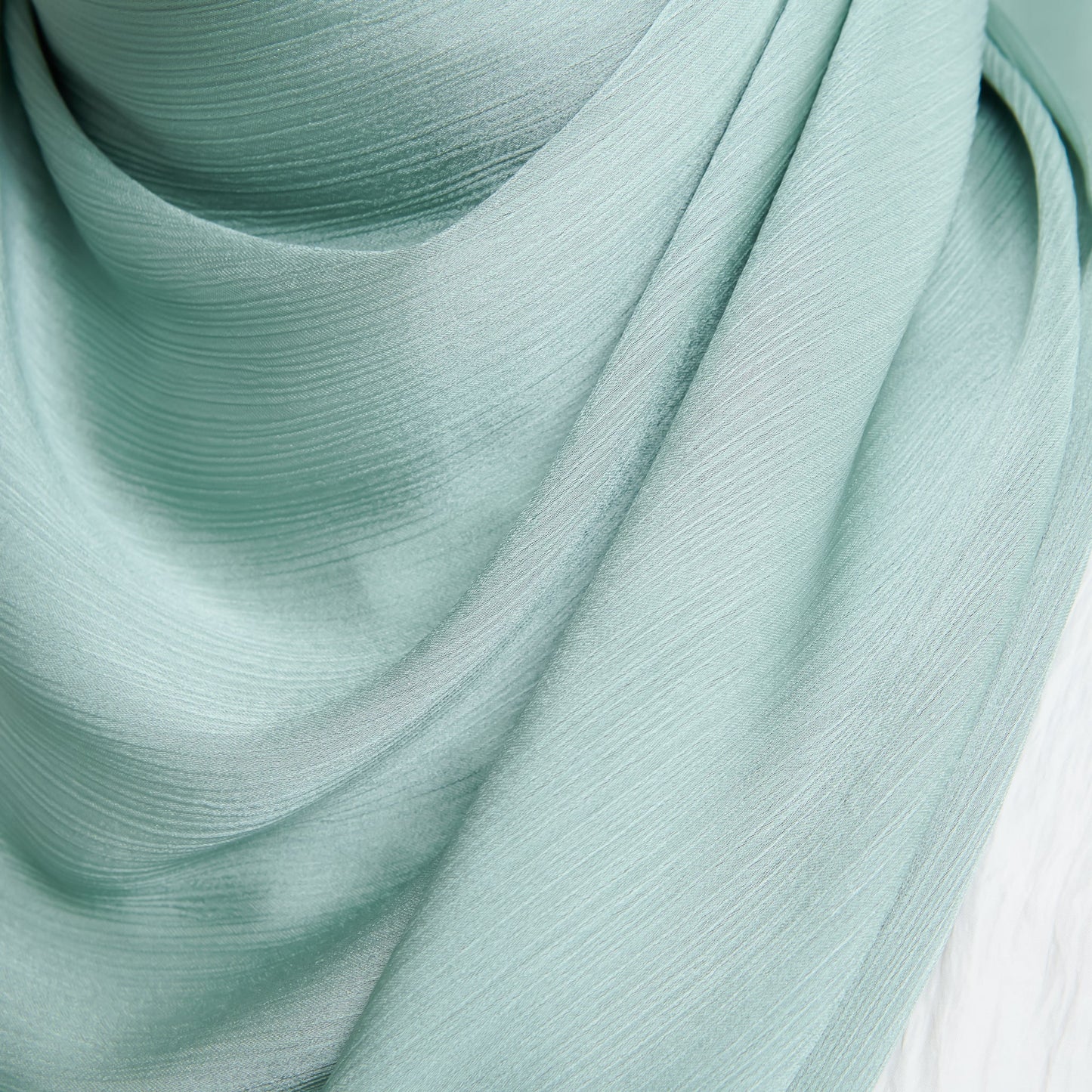 Medina Silk Shawl in Sea Green