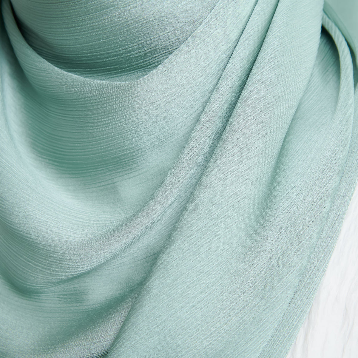 Medina Silk Shawl in Sea Green