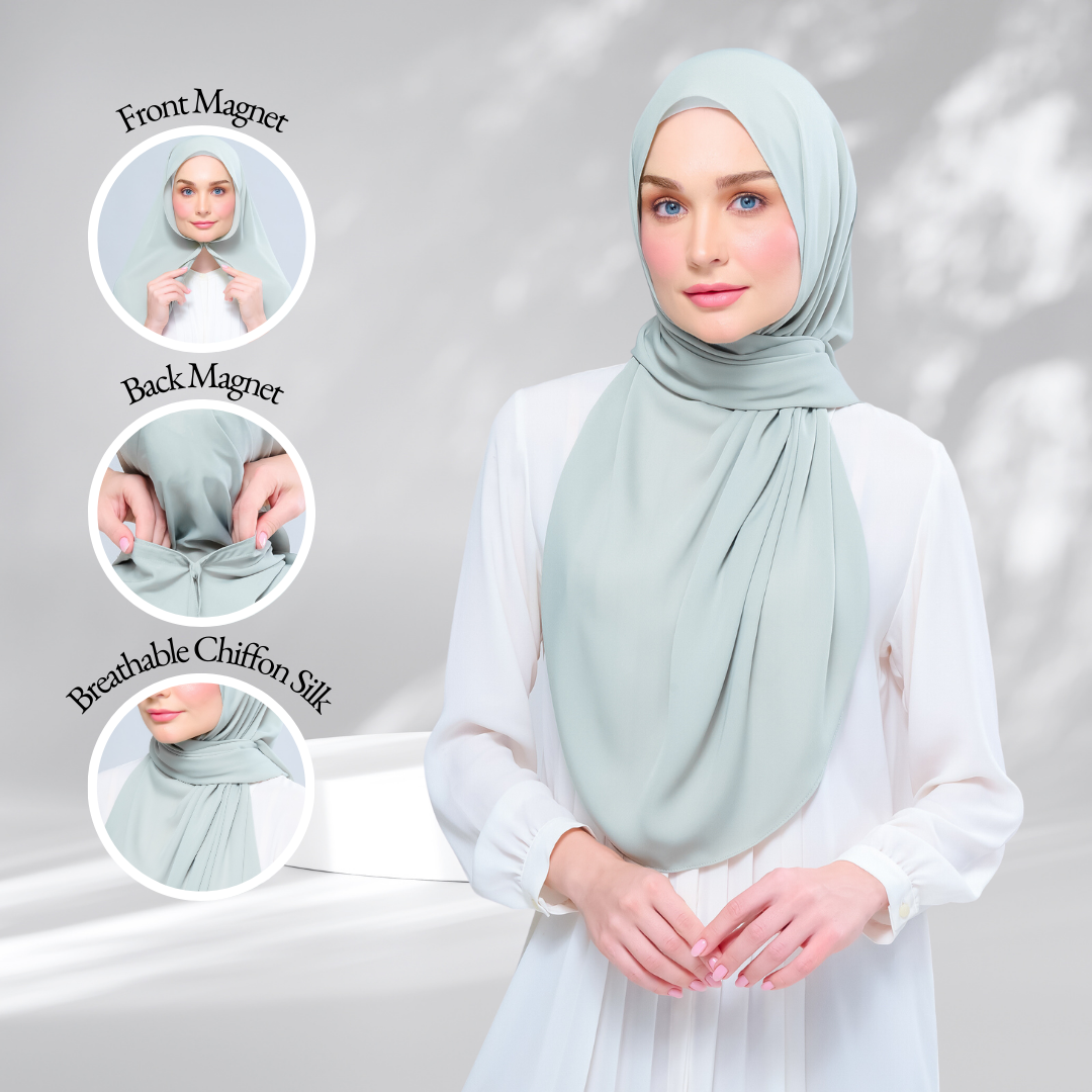 Instant Tag & Go l Chiffon Silk 2.0 in Matcha Green