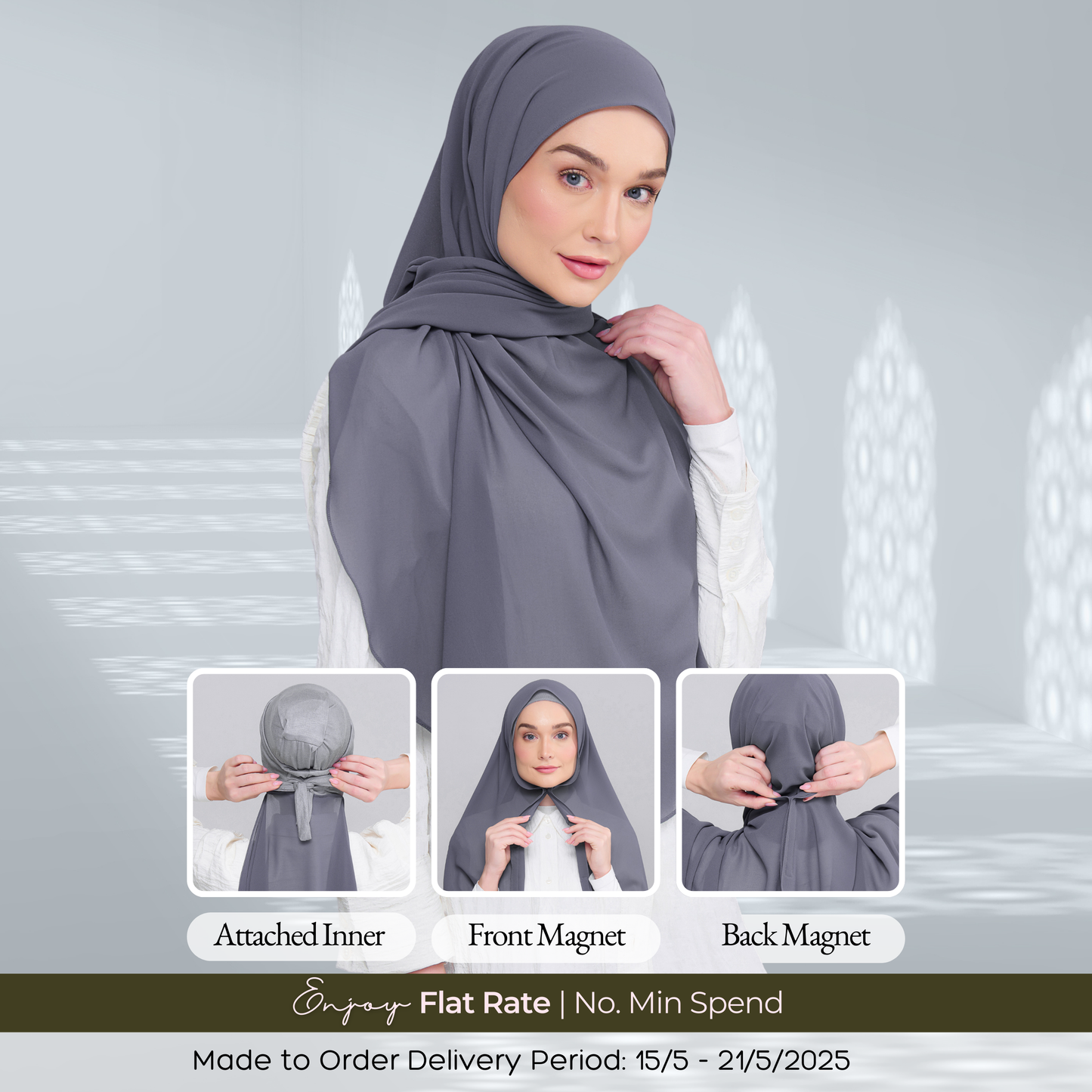 3IN1 Instant Faith Tag n' Go in Metro Grey