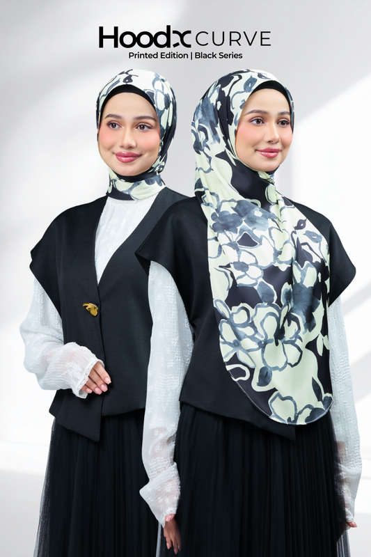 HoodX Curve Printed in Misty Petal