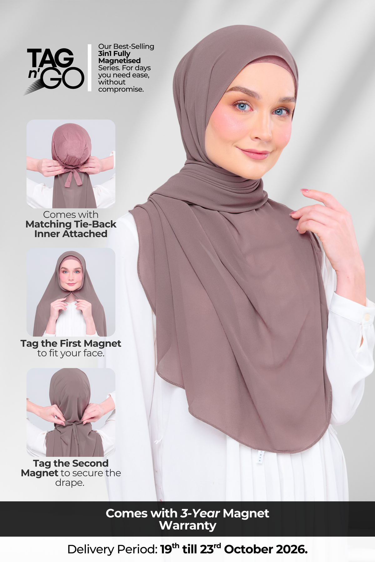 3IN1 Instant Faith Tag n' Go in Mocha Taupe