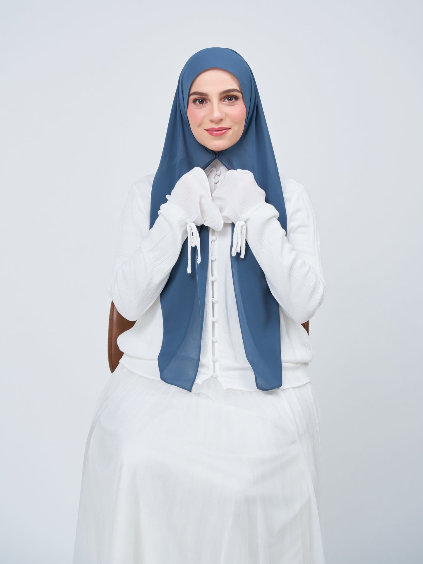 HoodX⁺Plus in Denim Blue