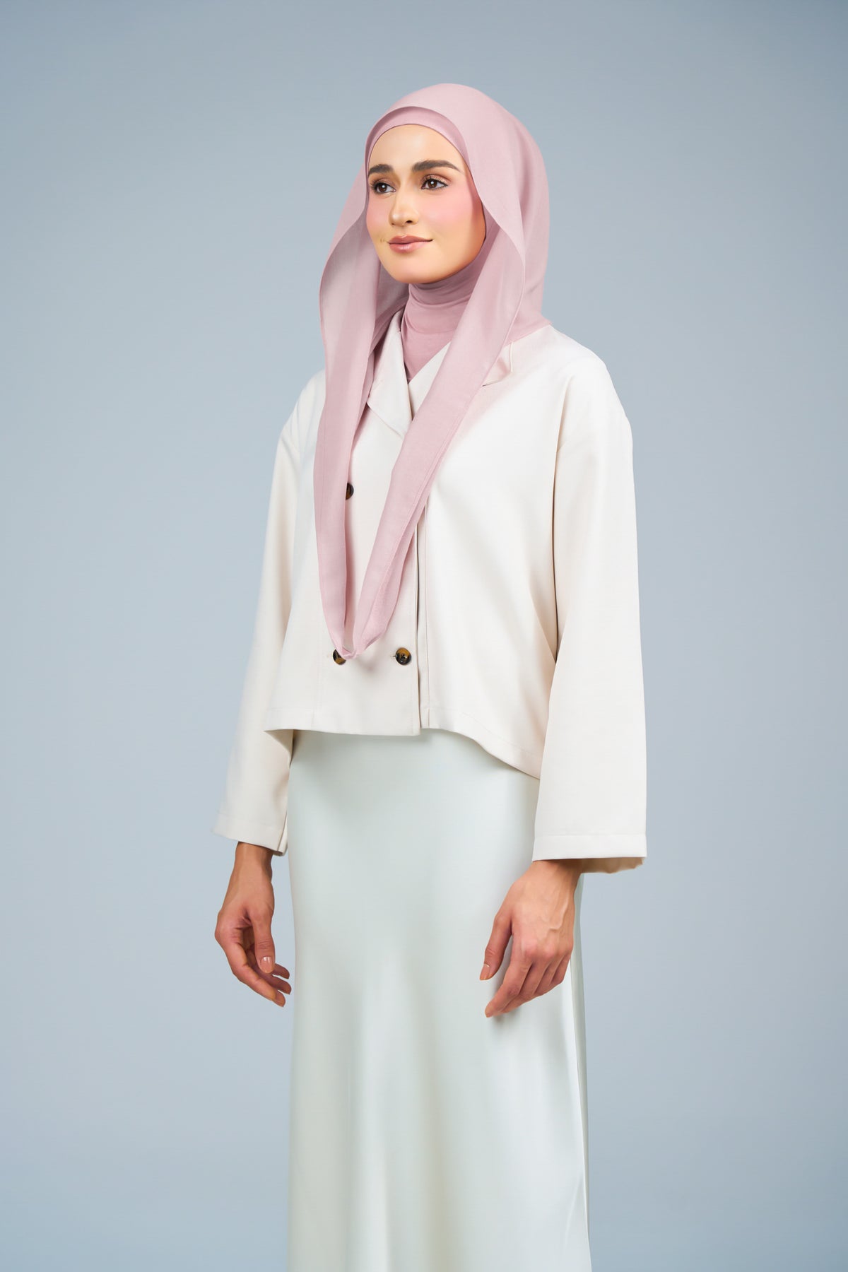 HoodXpress | Cotton Linen in Nude Pink